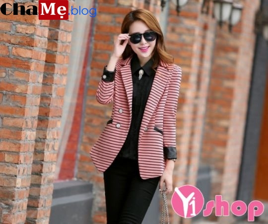 3 kiểu áo khoác blazer nữ đẹp form dáng Hàn Quốc đông 2021 - 2021