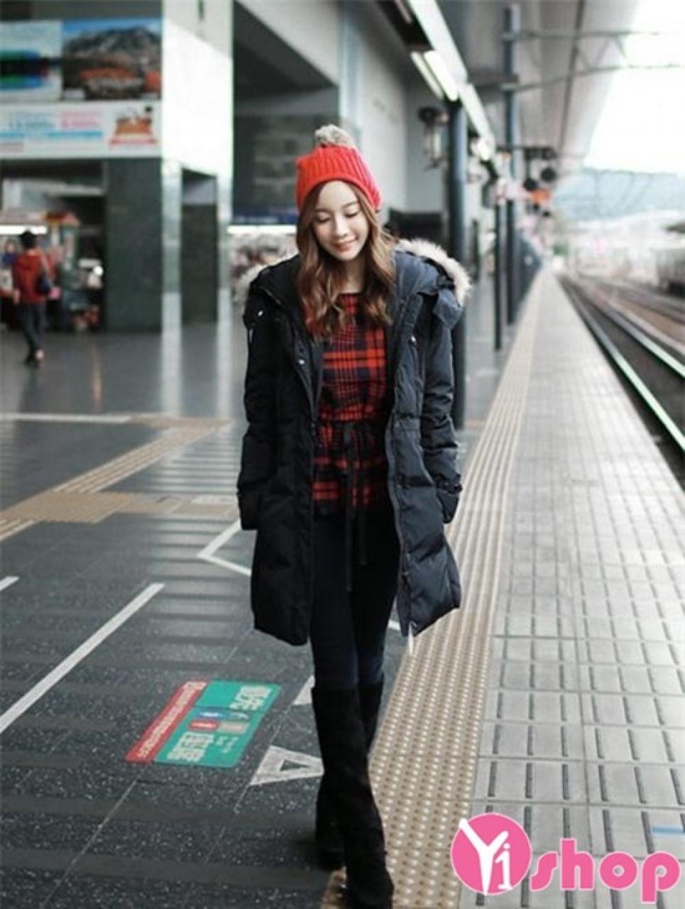 999+ áo khoác phao nữ Hàn Quốc đẹp được ưa chuộng nhất mùa đông 2021 - 2021