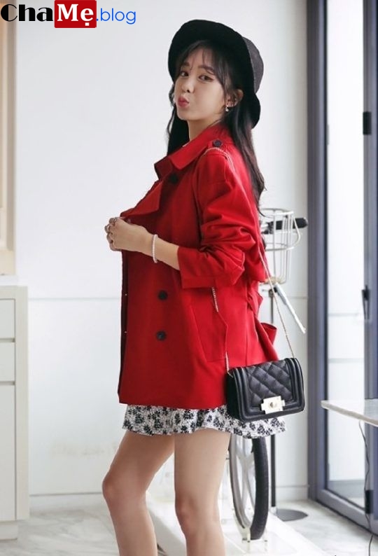 Áo khoác dạ dáng ngắn nữ kiểu Hàn Quốc đẹp nhất mùa đông 2021 - 2022