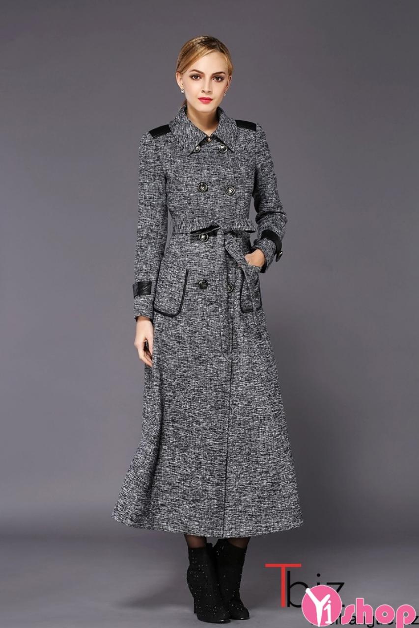 Áo khoác dạ nữ choàng đẹp thu đông 2019 chống lạnh cho nàng công sở