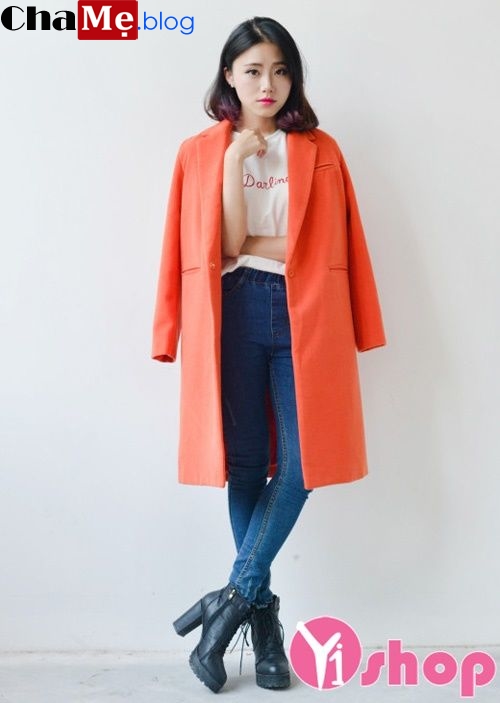 Áo khoác nữ mỏng đẹp form dáng chuẩn Hàn Quốc đông 2021 - 2022