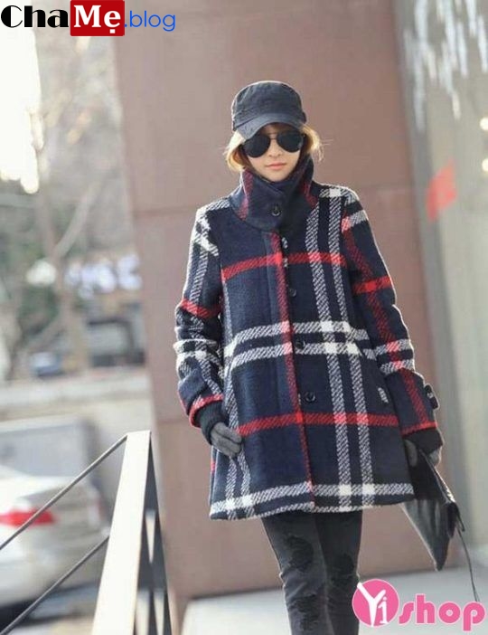 Áo khoác dạ nữ dáng dài đẹp kiểu Hàn Quốc đông 2021 - 2022