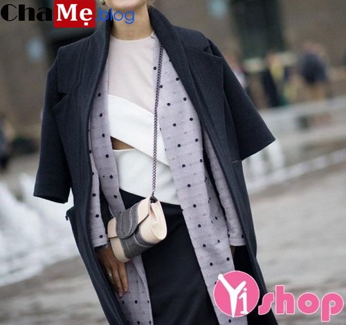 Áo khoác dạ nữ dáng suông đẹp cho nàng gầy ấm áp đông 2021 - 2022