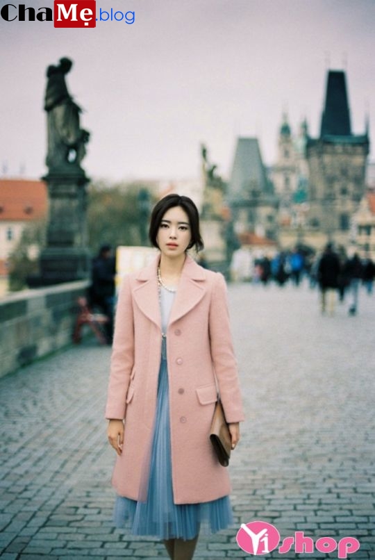 Áo khoác dạ nữ dáng suông đẹp phong cách vintage đông 2021 - 2021