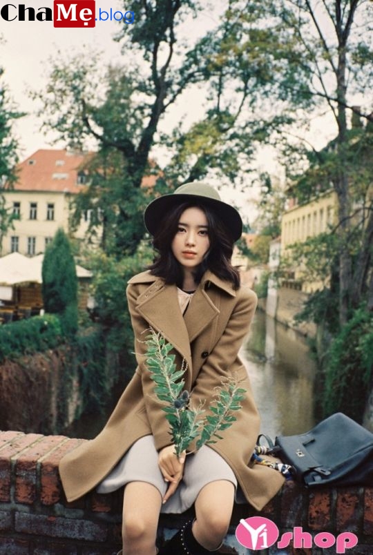 Áo khoác dạ nữ dáng suông đẹp phong cách vintage đông 2021 - 2021