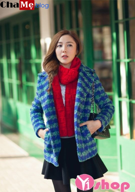 Áo khoác dạ nữ đẹp kiểu lửng Hàn Quốc đón đông 2021 - 2022 không lạnh