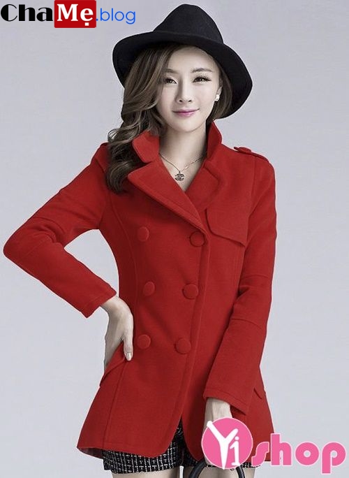 Áo khoác nữ kaki Hàn Quốc đẹp cho cô nàng mi nhon đông 2021 - 2022