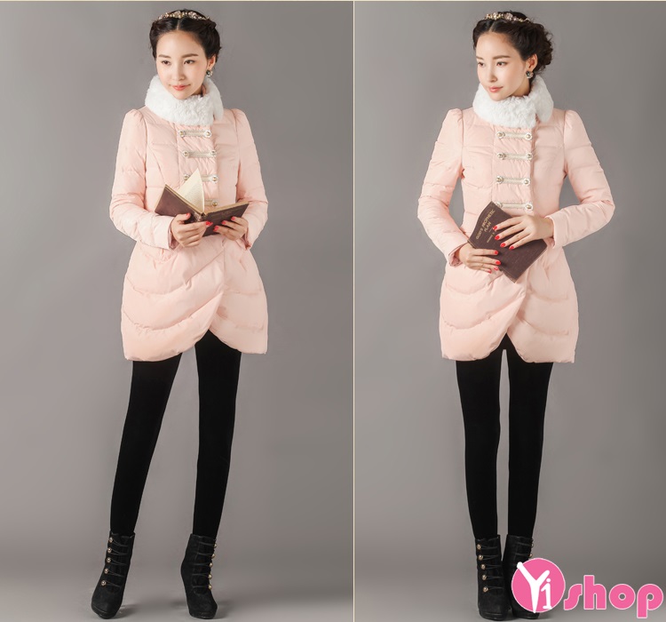 Áo khoác phao nữ dáng xòe đẹp Hàn quốc thời trang đông 2021 - 2021 phần 13