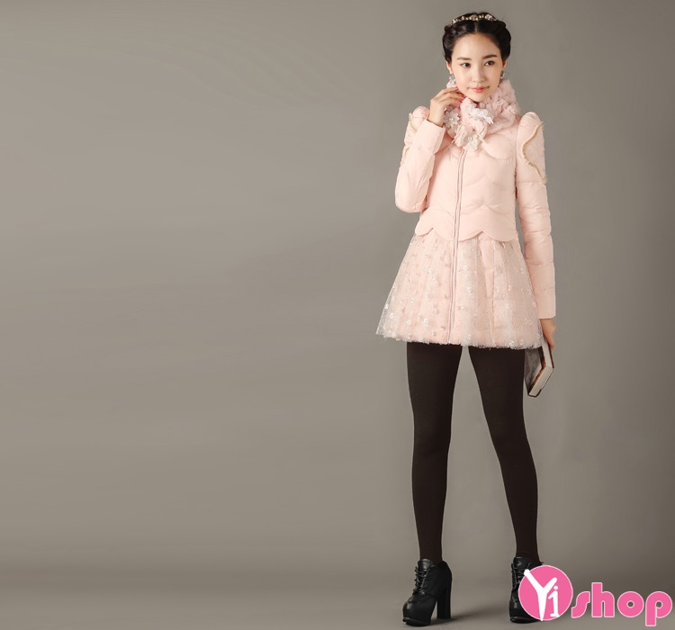 Áo khoác phao nữ dáng xòe đẹp Hàn quốc thời trang đông 2021 - 2021 phần 5