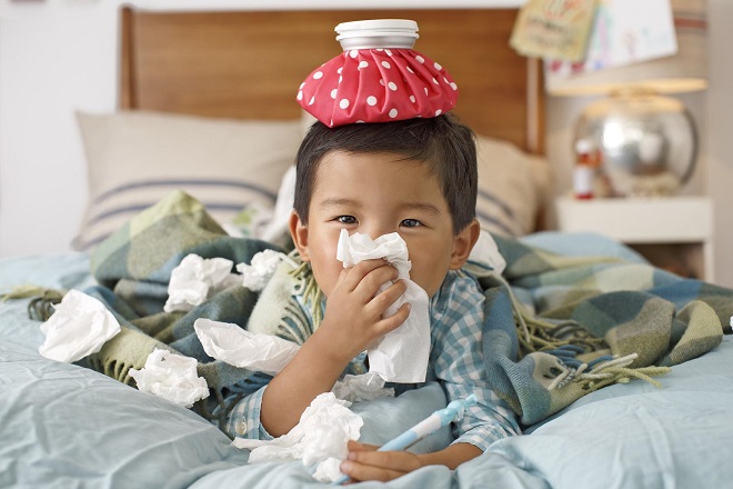 Trẻ dễ bị cảm cúm 