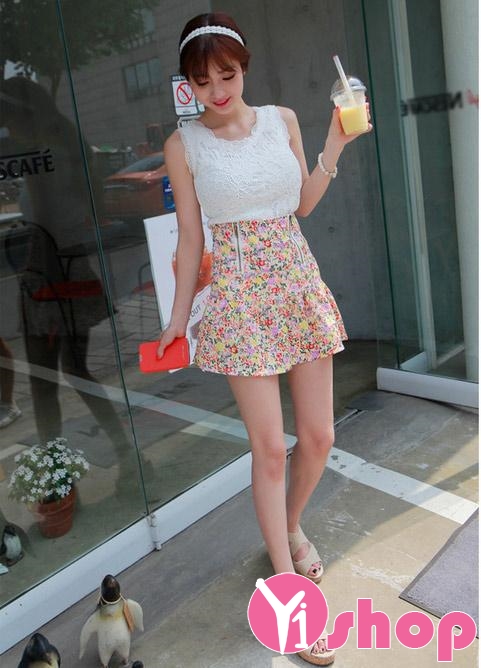 Chân váy ngắn Hàn Quốc đẹp cho nàng trẻ trung đón nắng hè 2021 - 2022