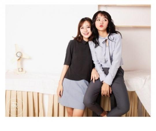 Địa chỉ mua áo sơ mi công sở nữ ở Hà Nội style Hàn Quốc trẻ trung xinh xắn