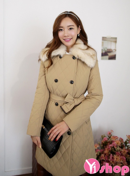 Kiểu áo khoác nữ dáng dài đẹp phong cách Hàn Quốc không lạnh thu đông 2021 - 2022