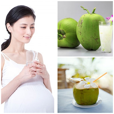 Mang thai mấy tháng thì được uống nước dừa?
