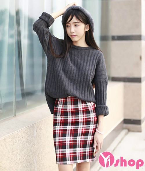 Mẫu áo len nữ Hàn Quốc đẹp cho nàng tự tin cá tính nhất thu đông 2019