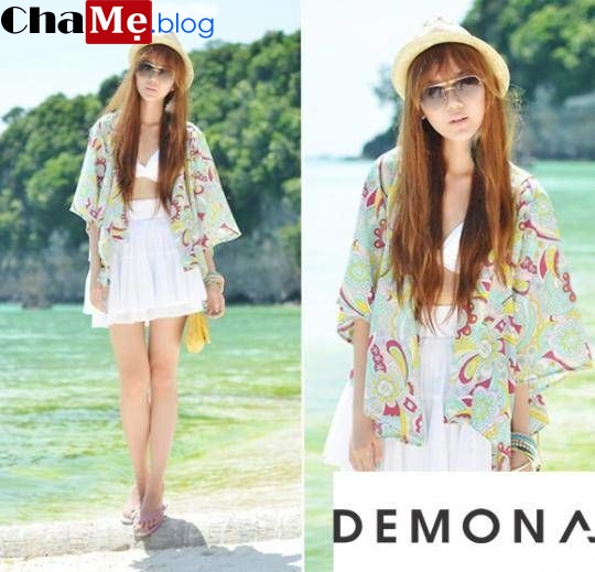 Ngắm mẫu áo khoác nữ kimono đẹp phong cách nhật bản thu đông 2021 - 2022