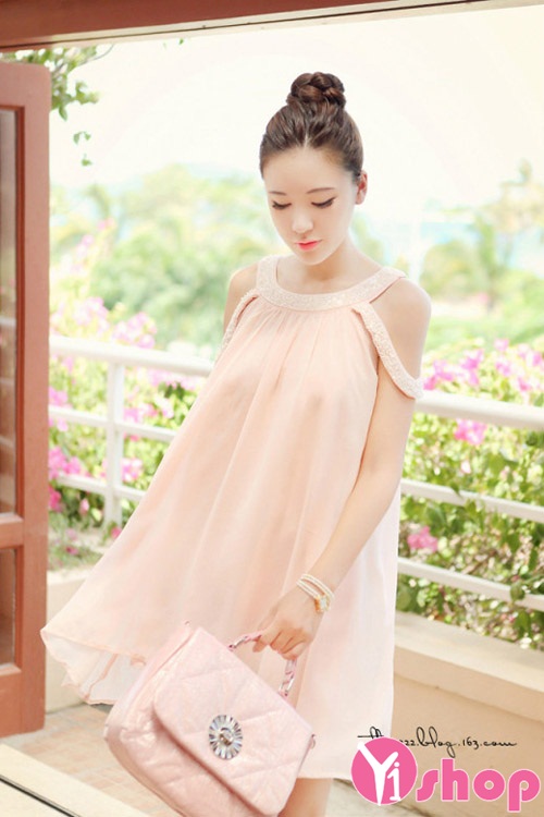 Váy đầm babydoll Hàn Quốc đẹp cho nàng nấm lùn nhí nhảnh hè 2021 - 2021