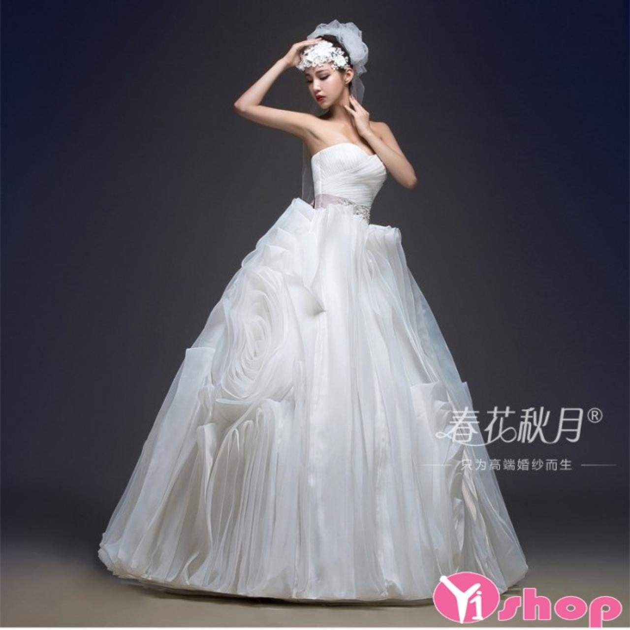 Váy đầm cưới công chúa đẹp bồng bềnh xu hướng HOT nhất hè 2021 - 2022