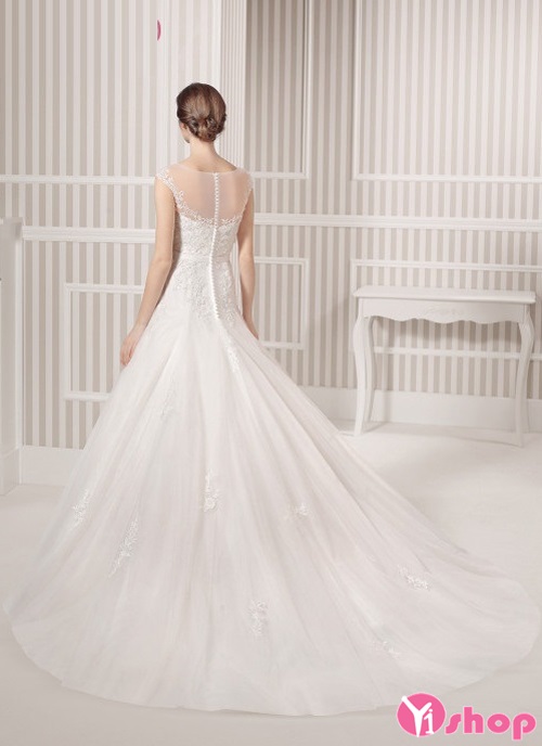 Váy đầm cưới dáng chữ A đẹp tinh khôi xu hướng mới nhất hè 2021 - 2021