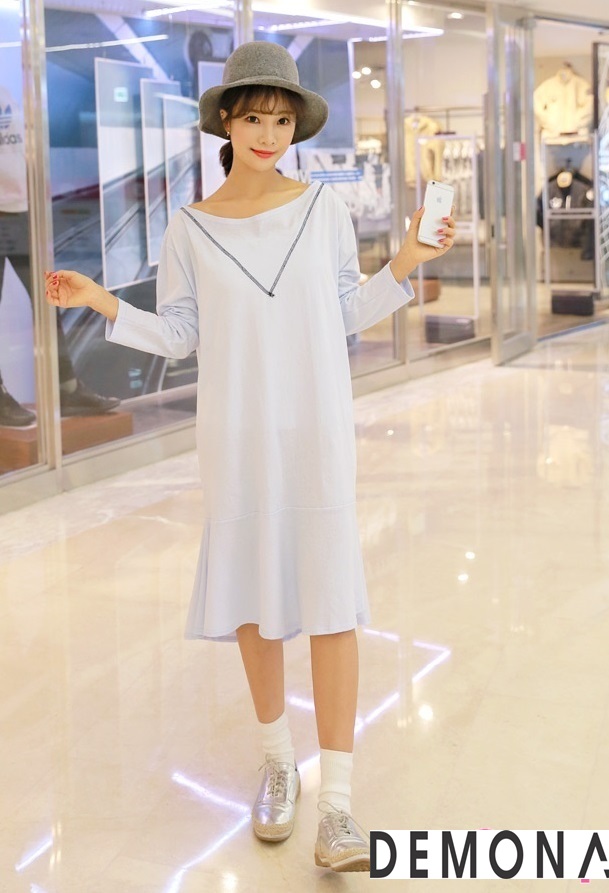 Đầm oversize dáng suông đẹp cho nàng gầy gò nổi bật hè 2020 - 2021