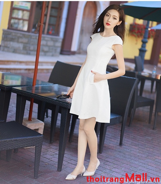 BST đầm màu trắng đẹp cho nàng xinh xắn như thiên thần hè 2021 - 2022 phần 12