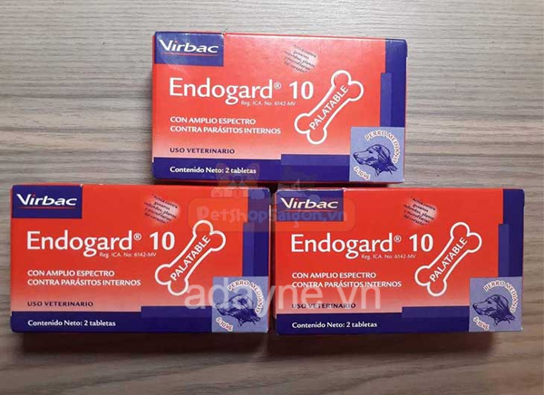 Virbac Endogard 10 - thuốc tẩy giun cho chó con loại nào tốt